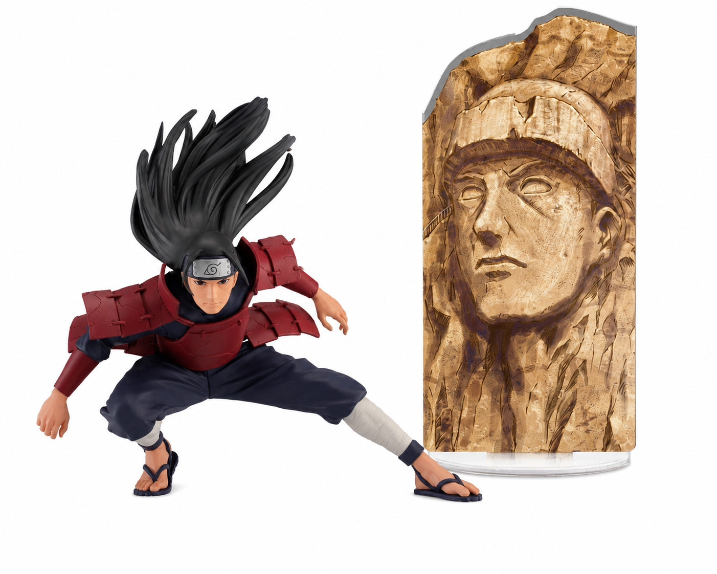 Banpresto Naruto Shippuden Panel Spectacle Hashirama Senju Figure with Hokage Rock Display – Bandai Spirits