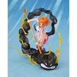One Piece The Future Island Egghead Version Nami Lightning Blast Extra Battle FiguartsZERO Statue. Item Number: BLFBAS66901a