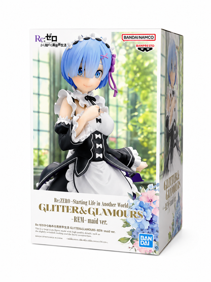 Banpresto Re:ZERO Starting Life in Another World GLITTER & GLAMOURS Rem Maid Ver. Figure (Bandai Namco)