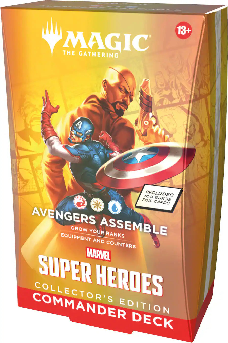 Magic: The Gathering x Marvel Super Heroes Collector’s Edition Commander Deck – Doom Prevails (100 Surge Foil Cards)