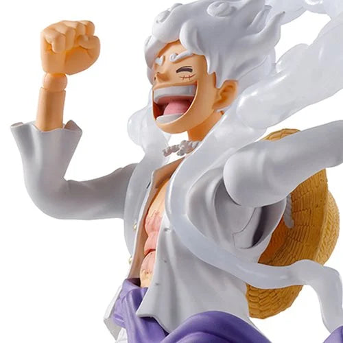 One Piece Monkey D. Luffy Gear5 S.H.Figuarts Action Figure. Item Number: BLFBAS65561