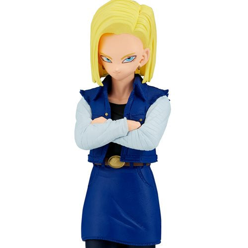 Dragon Ball Z Android 18 Solid Edge Works Statue. Item Number: SAN89639