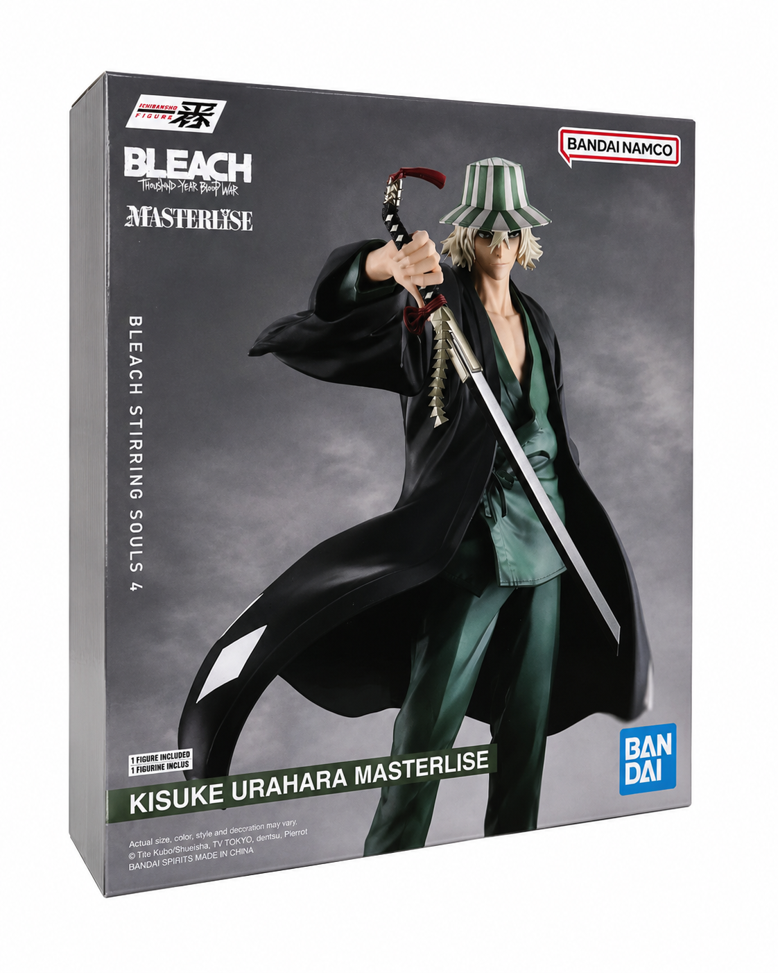 Bleach
Bleach Kisuke Urahara Stirring Souls Volume 4 Ichibansho Masterlise Statue
Bleach Ichibansho Statues
Item Number: BLFBAS72395WNK1