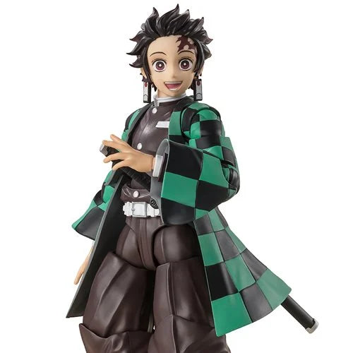Demon Slayer: Kimetsu No Yaiba Tanjiro Kamado S.H.Figuarts Action Figure. Item Number: BLFBAS66475W