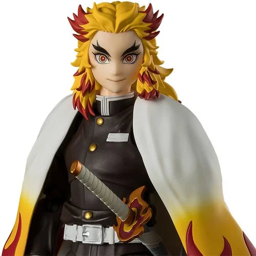 Demon Slayer: Kimetsu No Yaiba Kyojuro Rengoku S.H.Figuarts Action Figure. Item Number: BLFBAS67359W