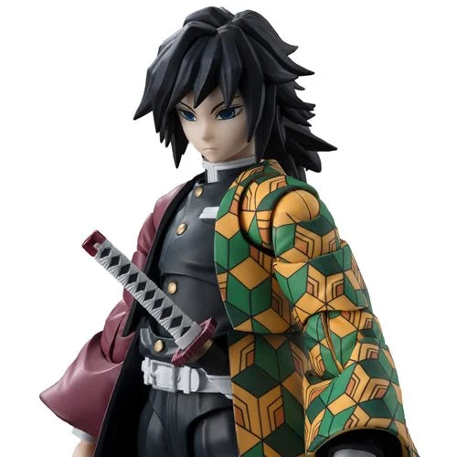 Demon Slayer: Kimetsu No Yaiba Giyu Tomioka S.H.Figuarts Action Figure. Item Number: BLFBAS66477W