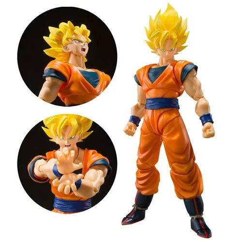 Dragon Ball Z Super Saiyan Full Power Son Goku S.H.Figuarts Action Figure. Item Number: BLFBAS61385W