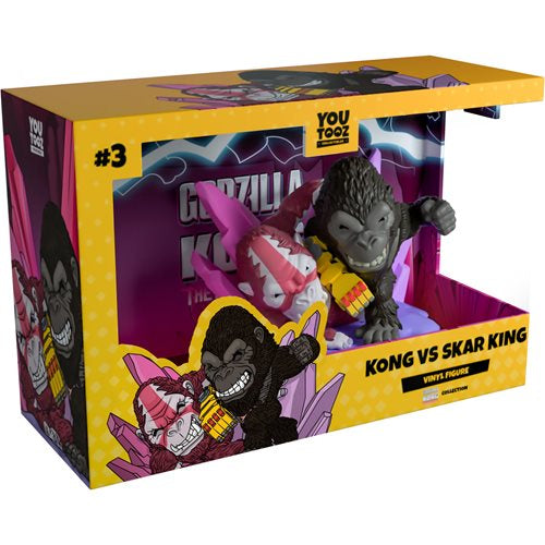 Godzilla x Kong: The New Empire Collection Kong vs Skar King Vinyl Figure 2-Pack #3 tem Number: YT82731.