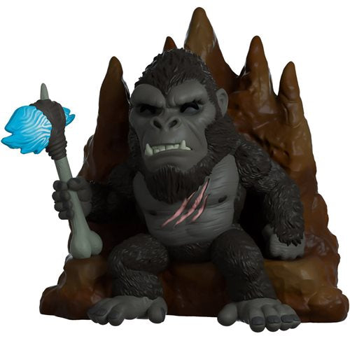 Godzilla vs. Kong Collection Kong on Throne Vinyl Figure #1. Item Number: YT50785