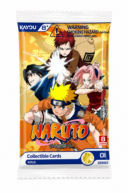Naruto Smriti Earth Scroll Series 01 Gold Booster Display Box – 20 Packs – Kayou