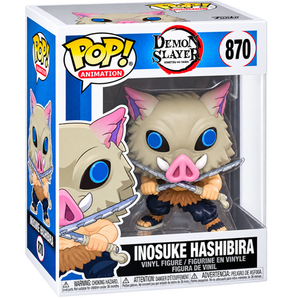 Demon Slayer Inosuke Hashibira Funko Pop! Vinyl Figure #870
Demon Slayer Funko Vinyl Figures