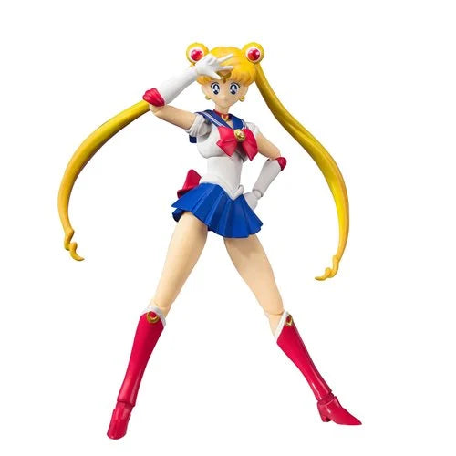 Pretty Guardian Sailor Moon Sailor Moon Animation Color Edition S.H.Figuarts Action Figure
Sailor Moon Bandai Tamashii Nations Action Figures. Item Number: BLFBAS59598