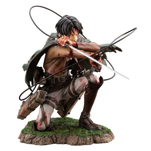 Attack on Titan Levi Fortitude Version ARTFX J 1:7 Scale Statue
Attack on Titan Kotobukiya Statues and Busts. Item Number: KTPP875