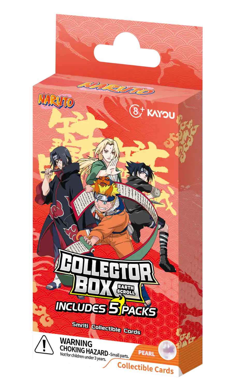 Naruto Smriti Earth Scroll Series 2 Collector Box – 5 Packs – Pearl Edition