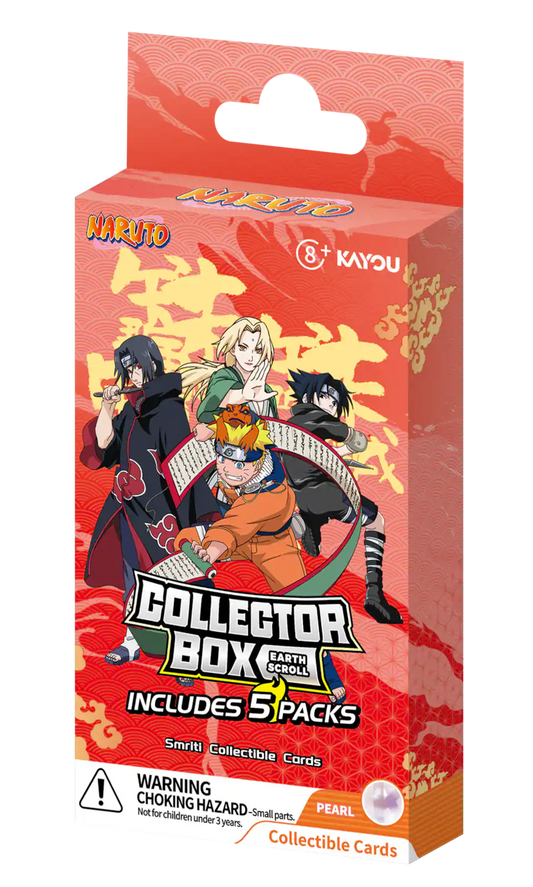 Naruto Smriti Earth Scroll Series 2 Collector Box – 5 Packs – Pearl Edition