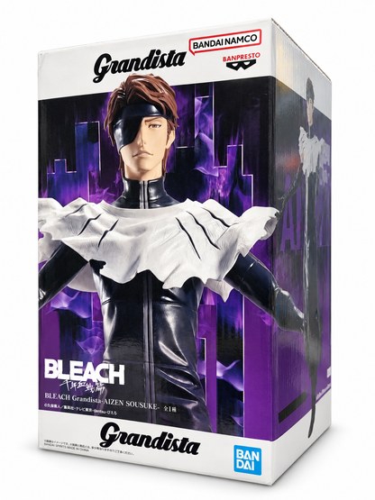 Bleach Sosuke Aizen Grandista Statue
Bleach Banpresto Statues
Item Number: NYWNK1