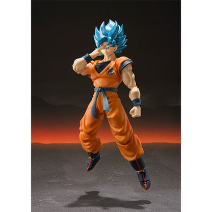 Dragon Ball Super Super Saiyan God Super Saiyan Goku SH Figuarts Action Figure
Dragon Ball Bandai Tamashii Nations Action Figures. Item Number: BLFBAS55700