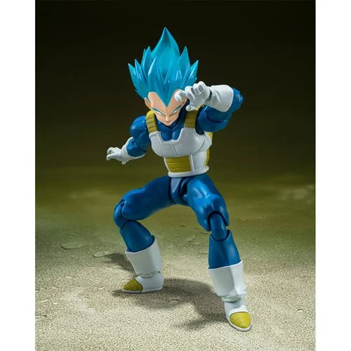 Dragon Ball Super Super Saiyan God Super Saiyan Vegeta Unwavering Saiyan Pride S.H.Figuarts Action Figure
Dragon Ball Bandai Tamashii Nations Action Figures. Item Number: BLFBAS66458