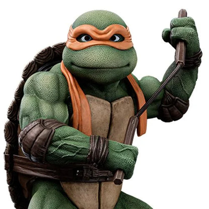 Teenage Mutant Ninja Turtles (1990) Michelangelo 1:10 Art Scale Limited Edition Statue
Teenage Mutant Ninja Turtles Iron Studios Statues and Busts. Item Number: RN56357