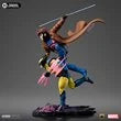X-Men '97 Gambit and Wolverine 1:10 Deluxe Art Scale Limited Edition Statue. X-Men Iron Studios Statues and Busts. Item Number: RN56616a