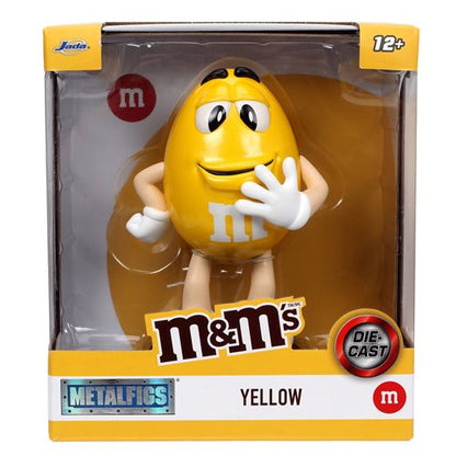 M&M's Yellow 4-Inch Metals Die-Cast Metal Figure
M&Ms Jada Toys Action Figures. Item Number: JD32503