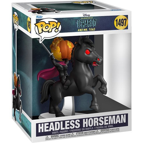 The Adventures of Ichabod and Mr. Toad Headless Horseman Deluxe Funko Pop! Ride #1497
Disney Funko Funko Pop! Vinyl Figures. Item Number: FU80994