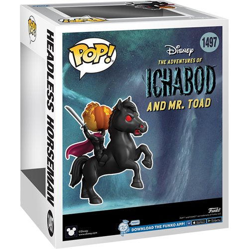 The Adventures of Ichabod and Mr. Toad Headless Horseman Deluxe Funko Pop! Ride #1497
Disney Funko Funko Pop! Vinyl Figures. Item Number: FU80994