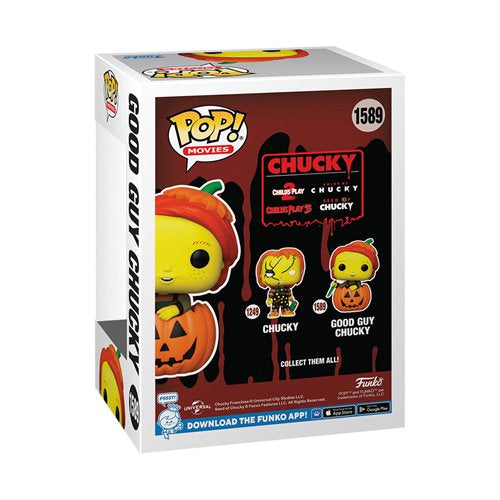 Chucky Vintage Halloween Good Guy Chucky Funko Pop! Vinyl Figure #1589
Childs Play Funko Funko Pop! Vinyl Figures. Item Number: FU80999