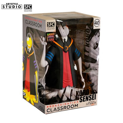 Assassination Classroom Koro-sensei White Variant Super Figure Collection Statue. Assassination Classroom Abysse America Statues and Busts. Item Number: ABYFIG110