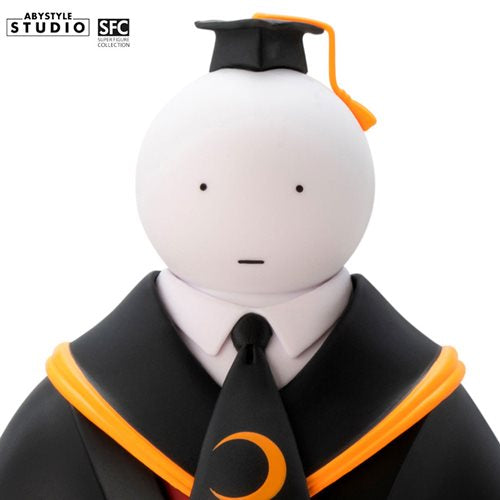 Assassination Classroom Koro-sensei White Variant Super Figure Collection Statue. Assassination Classroom Abysse America Statues and Busts. Item Number: ABYFIG110