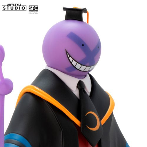 Assassination Classroom Koro-sensei Purple Variant Super Figure Collection Statue. Assassination Classroom Abysse America Statues and Busts. Item Number: ABYFIG108