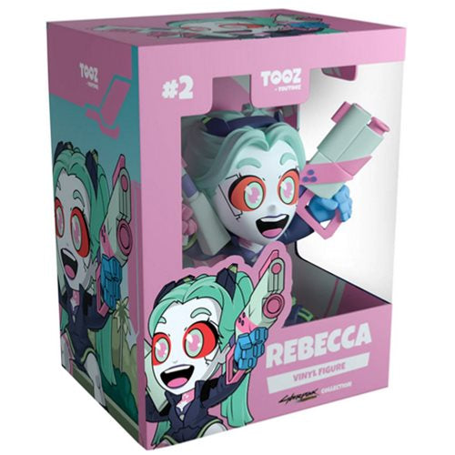 Cyberpunk: Edgerunners Collection Rebecca Vinyl Figure #2
Cyberpunk Edgerunners Youtooz Vinyl Figures and Banks. Item Number: YT42148