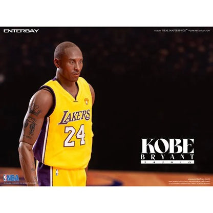 NBA Los Angeles Lakers Kobe Bryant 242010 Real Masterpiece Action Figure. NBA Enterbay Action Figures. Item Number: EBRM1098a