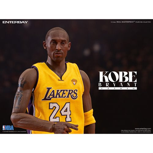 NBA Los Angeles Lakers Kobe Bryant 242010 Real Masterpiece Action Figure. NBA Enterbay Action Figures. Item Number: EBRM1098a