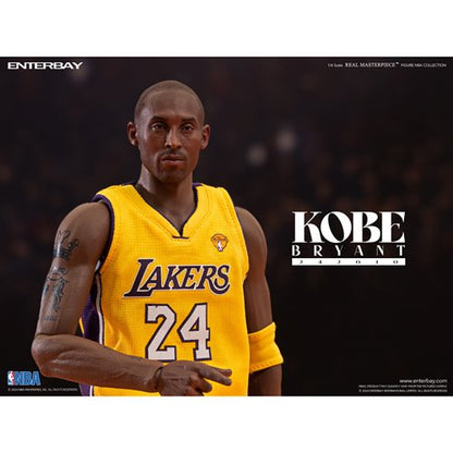 NBA Los Angeles Lakers Kobe Bryant 242010 Real Masterpiece Action Figure. NBA Enterbay Action Figures. Item Number: EBRM1098a
