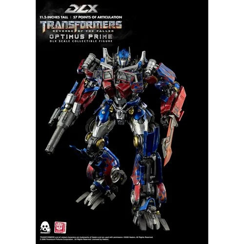 Transformers: Revenge of the Fallen Optimus Prime DLX Action Figure
Transformers Threezero Action Figures