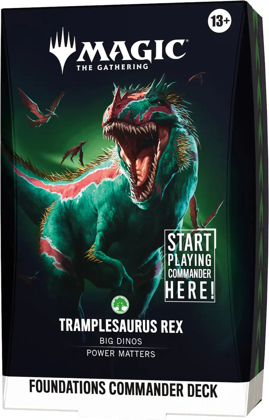 Magic: The Gathering Foundations Commander Deck – Tramplesaurus Rex