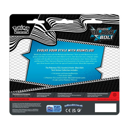 Pokémon TCG: Scarlet & Violet – Black Bolt Tech Sticker Collection (Reuniclus Promo)