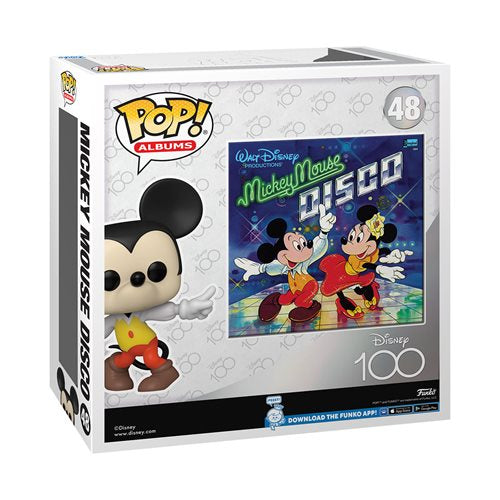 Disney 100 Mickey Mouse Disco Funko Pop! Album Figure #48 with Case
Mickey Mouse Funko Funko Pop! Vinyl Figures. Item Number: FU67981a