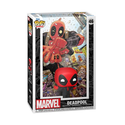 Deadpool (2015) #1 Deadpool in Black Suit Funko Pop! Comic Cover Figure #46 with case. Deadpool Funko Funko Pop! Vinyl Figures. Item Number: FU76085a