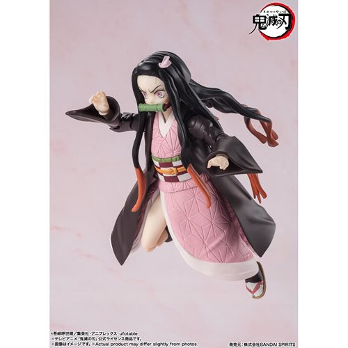 Demon Slayer: Kimetsu No Yaiba Nezuko Kamado S.H.Figuarts Action Figure
Demon Slayer Bandai Tamashii Nations Action Figures. Item Number: BLFBAS66476