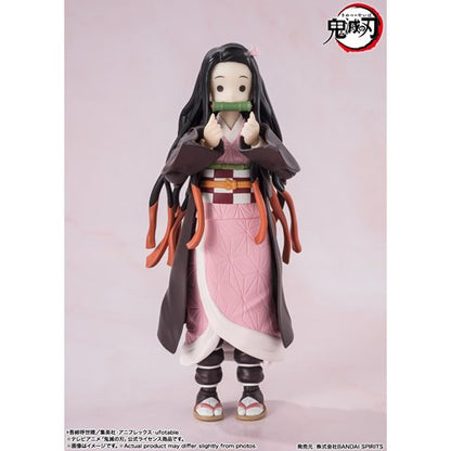 Demon Slayer: Kimetsu No Yaiba Nezuko Kamado S.H.Figuarts Action Figure
Demon Slayer Bandai Tamashii Nations Action Figures. Item Number: BLFBAS66476