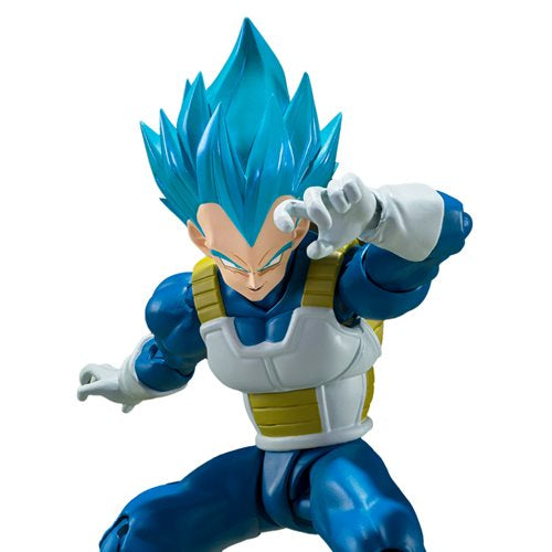 Dragon Ball Super Super Saiyan God Super Saiyan Vegeta Unwavering Saiyan Pride S.H.Figuarts Action Figure
Dragon Ball Bandai Tamashii Nations Action Figures. Item Number: BLFBAS66458a
