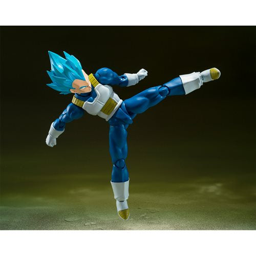 Dragon Ball Super Super Saiyan God Super Saiyan Vegeta Unwavering Saiyan Pride S.H.Figuarts Action Figure
Dragon Ball Bandai Tamashii Nations Action Figures. Item Number: BLFBAS66458a