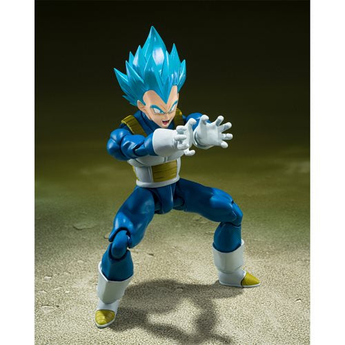 Dragon Ball Super Super Saiyan God Super Saiyan Vegeta Unwavering Saiyan Pride S.H.Figuarts Action Figure
Dragon Ball Bandai Tamashii Nations Action Figures. Item Number: BLFBAS66458a