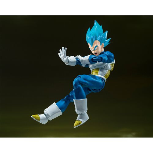 Dragon Ball Super Super Saiyan God Super Saiyan Vegeta Unwavering Saiyan Pride S.H.Figuarts Action Figure
Dragon Ball Bandai Tamashii Nations Action Figures. Item Number: BLFBAS66458a
