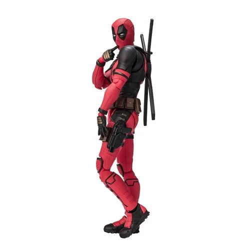Deadpool and Wolverine Deadpool S.H.Figuarts Action Figure
Deadpool Bandai Tamashii Nations Action Figures. Item Number: BLFBAS66619