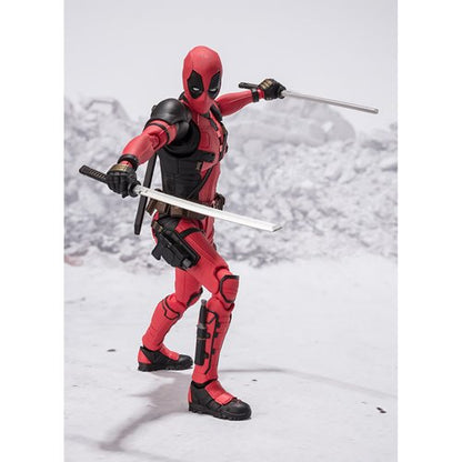 Deadpool and Wolverine Deadpool S.H.Figuarts Action Figure
Deadpool Bandai Tamashii Nations Action Figures. Item Number: BLFBAS66619