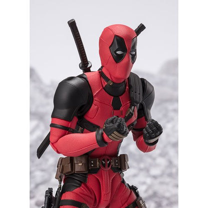 Deadpool and Wolverine Deadpool S.H.Figuarts Action Figure
Deadpool Bandai Tamashii Nations Action Figures. Item Number: BLFBAS66619
