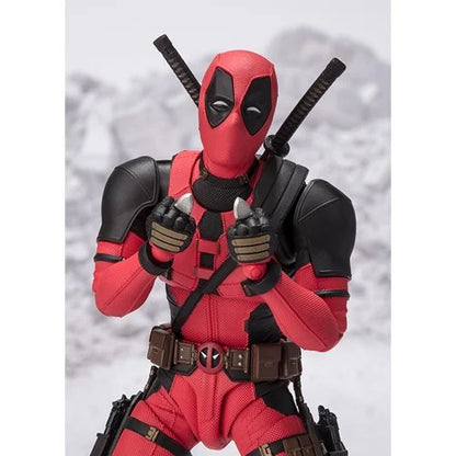 Deadpool and Wolverine Deadpool S.H.Figuarts Action Figure
Deadpool Bandai Tamashii Nations Action Figures. Item Number: BLFBAS66619